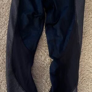 Lululemon Women’s Wunder Under Crop Special Edition Sashiko Inkwell Rugged Blue